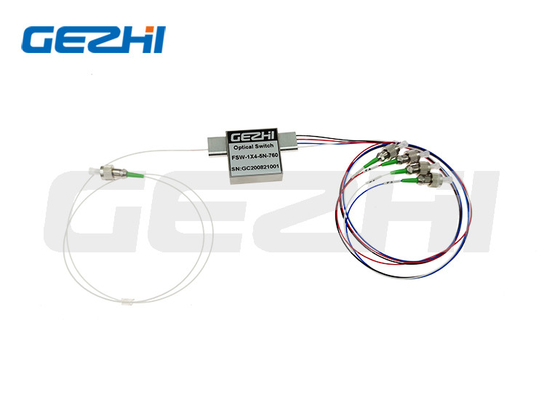 Interruptor de red de fibra de OEM industrial de 1x8t para monitor del sistema
