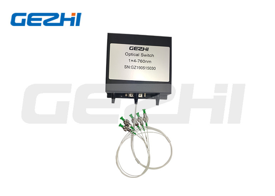 1x4 Switch de fibra óptica con tiempo de conmutación rápido