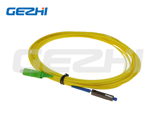 Simplex MU a la serie del cable del remiendo del cordón de remiendo de la fibra del conector del SC para la red de datos