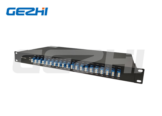 Módulo 1270 de 18CH CWDM Mux Demux - multiplexor de 1610nm LC/UPC 20nm