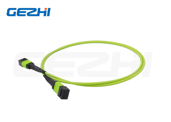 Cable de parche MPO OM5 para FTTX / Centro de datos / Sistema óptico cable de parche de fibra óptica