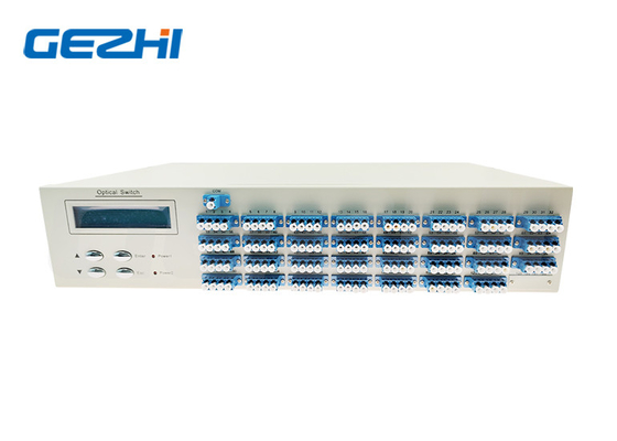 mesa 2 RU Rackmount del interruptor óptico de 1x124 MEMS para el sistema de prueba de la red