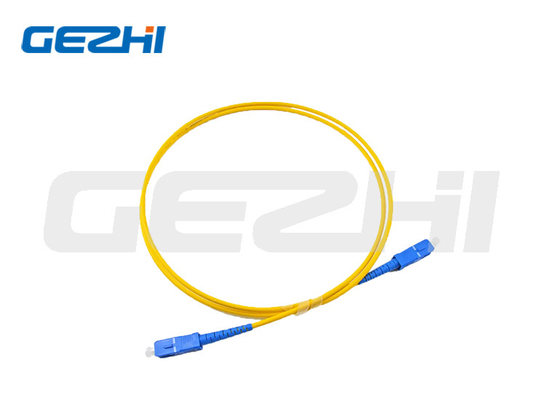 Cordón de remiendo de fibra óptica modificado para requisitos particulares de la longitud PVC/OFNR/LSZH UPC/APC