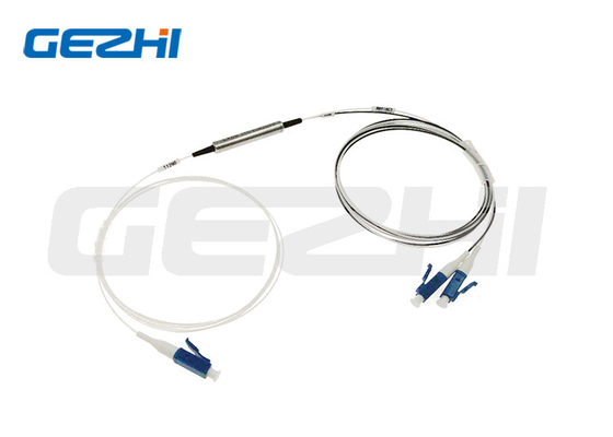 tubo flojo pasivo óptico de Dwdm Mux Demux 900um del filtro de 1x2 LC APC