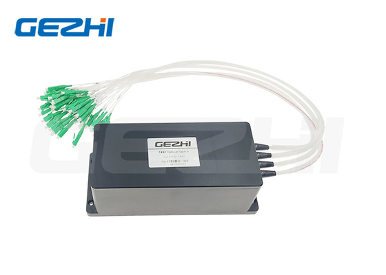 Interruptores ópticos de la fibra multi del canal 1x48 con el conector del LC UPC