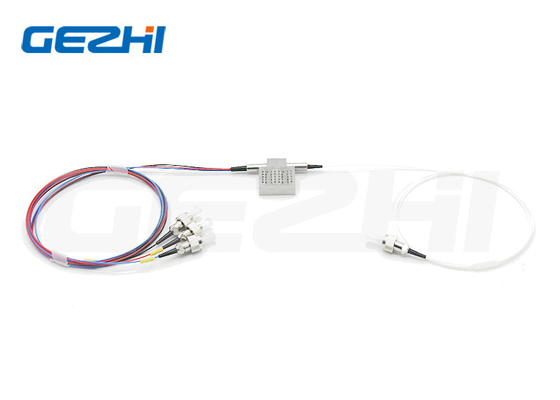 Conmutador de fibra óptica personalizable 1x3T LC APC Monomodo Multimodo