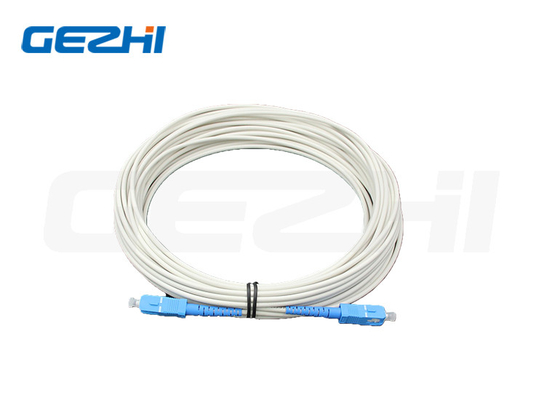 SC APC Monomodo Simplex de Fibra Óptica Armadura de Parche