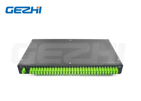 1X8 1X16 Fibra PLC montaje de rack de división para red óptica pasiva