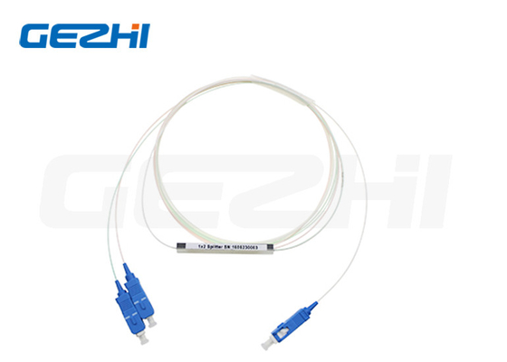 Estabilidad de alta fiabilidad 1x2 Mini Tube Tipo Fibra PLC Splitter
