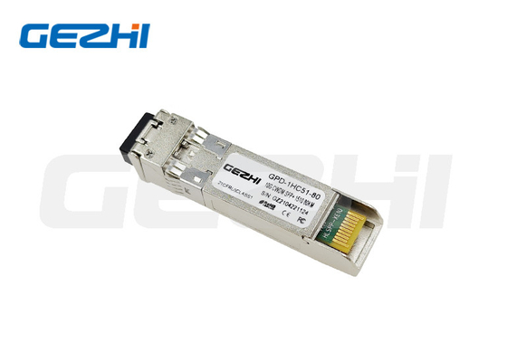 Módulo de transmisor óptico CWDM de 10 Gbps SFP+ ZR 80 km 1490 nm SFP EML LD