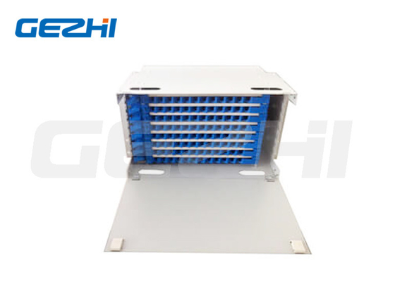 Cuadro de distribución de fibra óptica Odf 96 Core Sc / Apc Panel de parche de la caja terminal