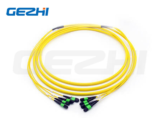 48F MPO (Femina) - MPO (Femina) 3,0 mm LSZH Fibra óptica de parche de cable / cable de tronco