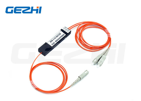 FTTX Splitter de fibra óptica multimodo 62.5/125um 650nm 50/50 Relación de acoplamiento acoplador FBT para redes GPON
