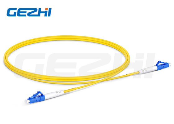OEM Cable de parche de fibra de modo único LC/UPC a LC/UPC Simplex OS2 1310/1550nm