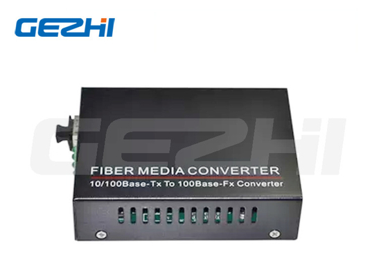 Conector LC Conversor de fibra de modo único Netaxcess 10 / 100Base TX a 100Base FX con puerto SFP / Rj45