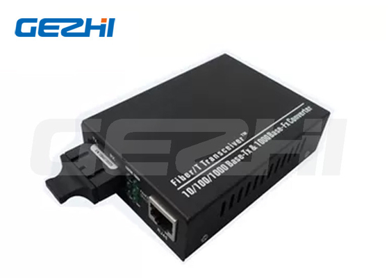 1310nm Convertidor de medios de modo único 10 100 1000base Tx a 1000base Fx Sm Duplex Sc