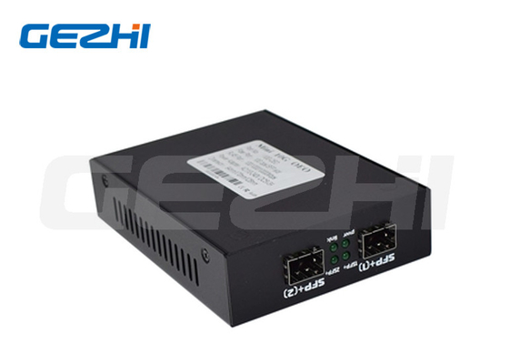 Mini 10g Oeo Sfp+ a Sfp+ Convertidor de medios para transmisión de larga distancia