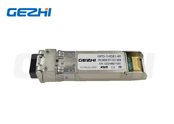 Transceptores 10G DWDM SFP+ 40KM 16dB EML C-Band 50GHz 100GHz 200GHz Red de la UIT