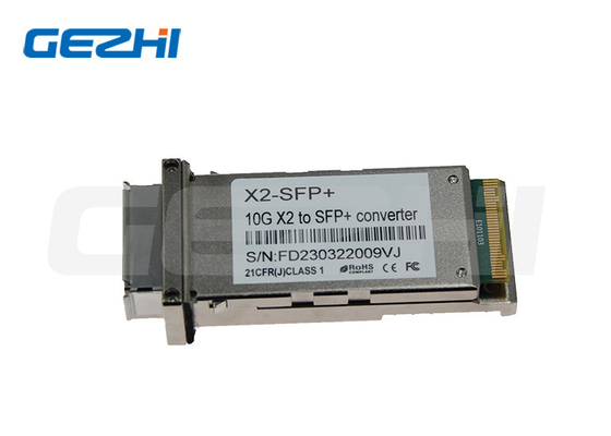 X2-SFP 10G X2 a SFP + Convertidor X2 Módulo óptico 300m-80km Distancia 2 vatios