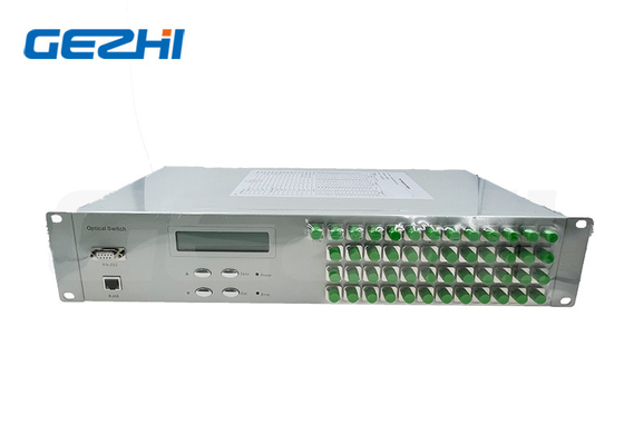 FSW 1x48 Switch de fibra óptica de 19 pulgadas 2U Rackmount 1260 ~ 1650nm Modo único