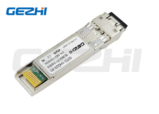10GBASE SFP+ Transceptor óptico DWDM con múltiplexado de división de longitud de onda densa 100% compatible