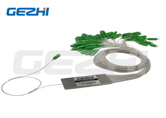 1x64 PLC Splitter longitud de onda 1260 - 1650nm Tipo de fibra PLC Splitter óptico