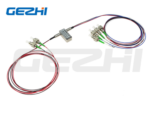 Conectores ópticos ópticos de doble 1x2 óptico-mecánico con conector LC/UPC o SC/UPC de doble 1X2