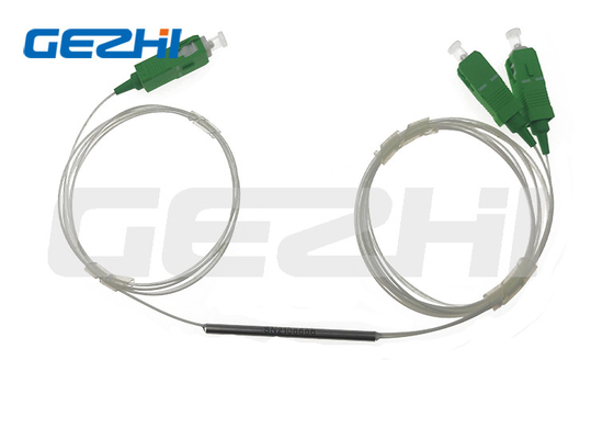 1x2 bicónico fundido conical splitter de fibra óptica FBT splitter 1x2 FBT splitter de acoplamiento de fibra óptica SC / APC