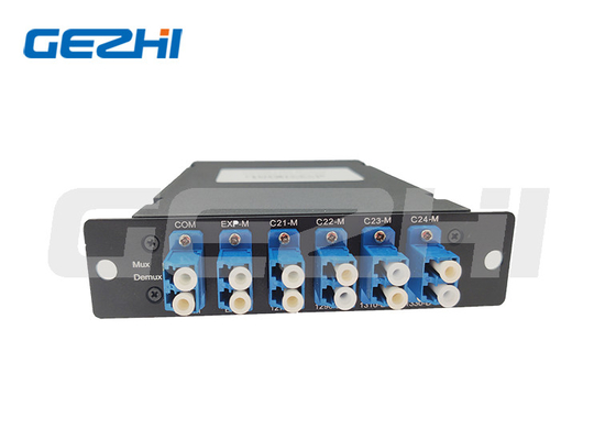 Fibra dual enchufable del paquete DWDM Mux Demux de la caja del módulo LGX de 8CH DWDM con LC UPC