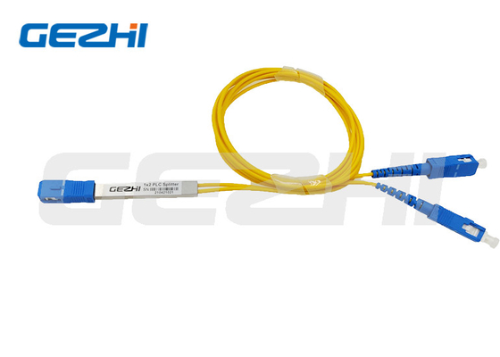 Tipo de tubo de acero 1*2 Fibra óptica PLC para la distribución de señales ópticas