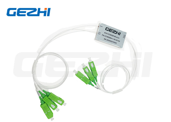 WDM óptico CCWDM 4+1CH SMF-28e con 0,9 tubo suelto SC/APC Modulo CCWDM Mini cwdm