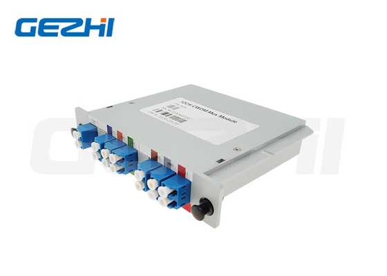 Equipo de fibra óptica 12CH MUX 1260-1620nm Módulo de cinta de fibra CWDM con adaptador LC UPC
