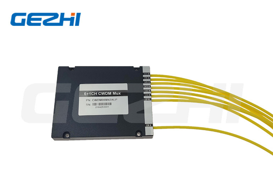 Módulo CWDM Wdm 6+1CH Conector de fibra única SC/APC LC/APC con conector CWDM MUX FTTX