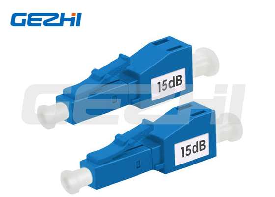 Material de plástico Atenuador de fibra óptica LC UPC 1dB-30dB Atenuador fijo variable