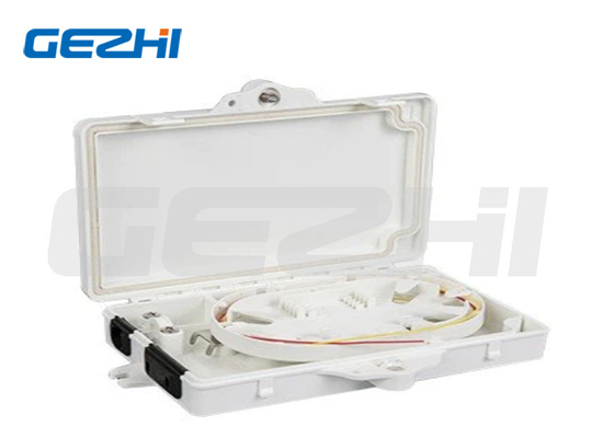 Caja de terminación de fibra óptica de 2 núcleos con diseño compacto y capacidad de adaptador 2pcs