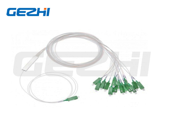 1x16 PLC Fibra Splitter con conectores SC/APC y distribución de señal óptica