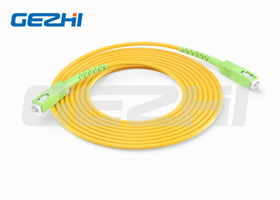 Cable de parche de fibra de LC a Sc Serie de cable de parche de fibra óptica de modo único y dúplex