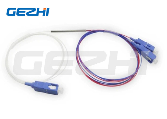 Proporción de división de fibra óptica 1x2 acoplador de FBT splitter splitter de fibra óptica OPTICO 1x2 acoplador de FBT de modo único