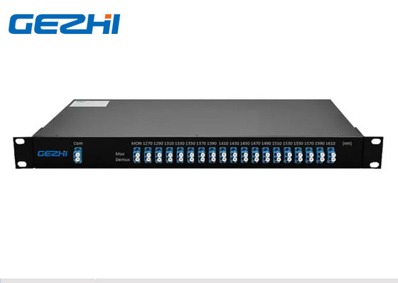 Módulo dual del canal CWDM Mux Demux de la fibra 1610nm 18