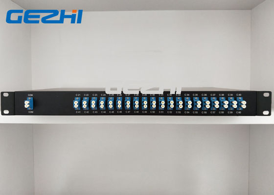 AWG atermal DWDM del solo canal montado en rack de la fibra 50Ghz 60