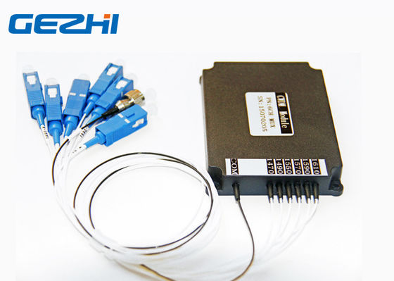 Canal 1610nm CWDM Mux Demux del SC UPC Pigtailed 6