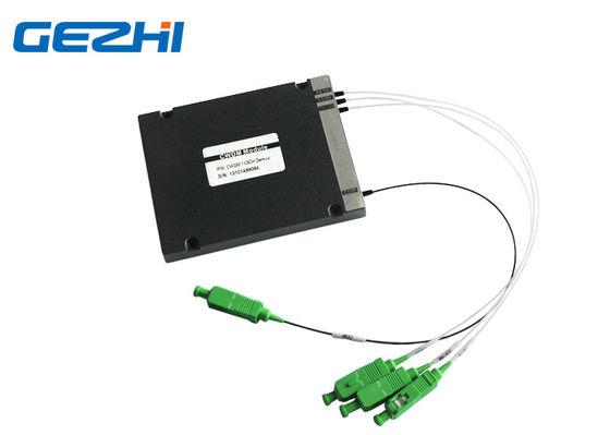Solo multiplexor de la voz pasiva de la fibra 1550nm 1x3 CWDM