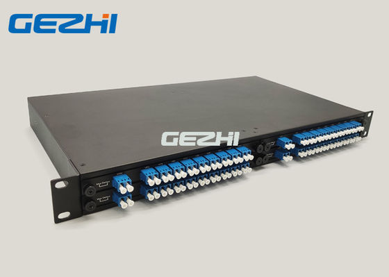 Multiplexor a dos caras de la voz pasiva del puerto CWDM de la mejora de las ranuras 1x8 de la fibra 4