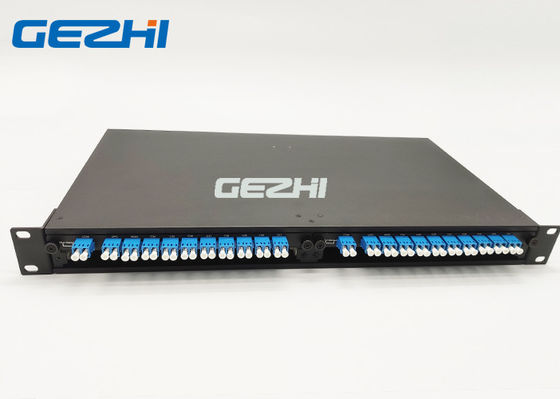 4 módulo del soporte de estante de la ranura 1U 100Ghz 8CH DWDM Mux Demux