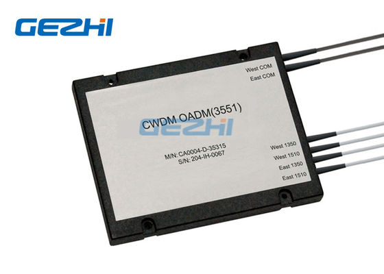 Multiplexor de la fibra 1510nm 2CH OADM de la transmisión una de BIDI