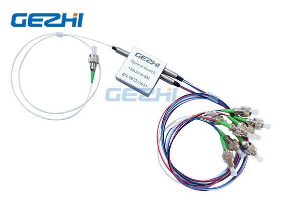 No enganche del interruptor pasivo de la fibra óptica de 1742nm 1x8