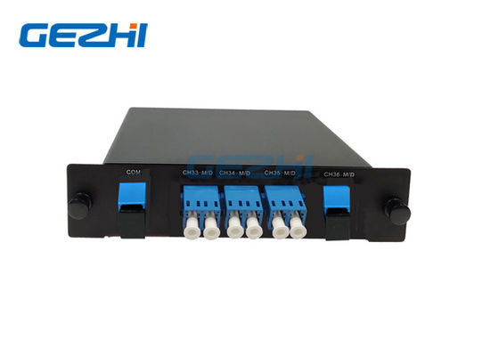 CH43 de larga distancia 1542.94nm 5G 6CH DWDM Mux Demux