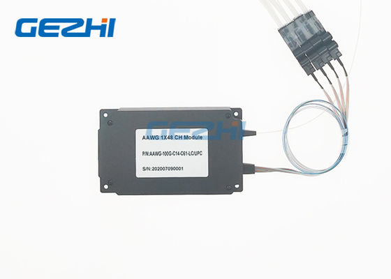 Módulo DWDM AWG atérmico de banda C 40CH 100GHz para transmisión WDM en redes de metro y de larga distancia