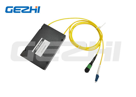 canales del multiplexor 8 CWDM de la fibra óptica del WDM 1x8 con MPO Pigtailed