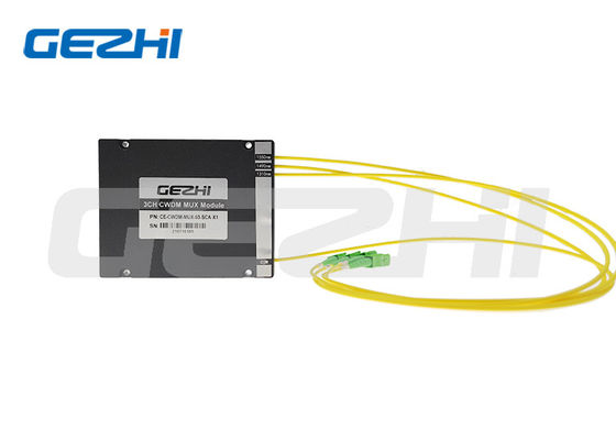 ITU del módulo CWDM Mux Demux 1310/1490/1550nm 500mw de GEZHI Photonics CEX